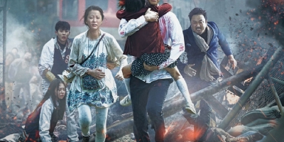 The poster of the Korean horror film Train to Busan